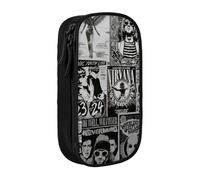 EYTFYZGL Nirvana Pencil Case for Teachers & Students - Double Zipper + 3 Mesh Pockets, Easy Hand Wash Design