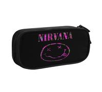 EYTFYZGL Nirvana Pencil Case for Teachers & Students - Double Zipper + 3 Mesh Pockets, Easy Hand Wash Design