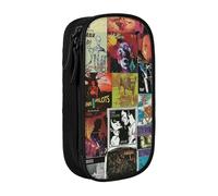 EYTFYZGL Nirvana Pencil Case Trendy Geometric Print - Double Layer Zipper Compartments for Students & Professionals