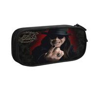 EYTFYZGL Ozzy Osbourne Pencil Case Foldable Travel Organizer - Washable Oxford Cloth for Pens, Cables, Small Accessories