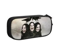 EYTFYZGL Ozzy Osbourne Pencil Case for Puzzle Lovers - Mesh Pockets for Pens, Magnifiers, Small Pieces (Portable Design)