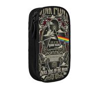 EYTFYZGL Pink Floyd Pencil Case for Holiday Gifts - Festive Custom Print Oxford Fabric with Zipper Closure