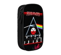 EYTFYZGL Pink Floyd Pencil Case for Kids & Adults - Durable Polyester with 5 Pen Holders & Mesh Organizer (Washable)