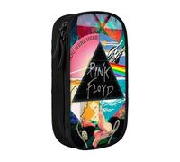 EYTFYZGL Pink Floyd Pencil Case with Name Label Slot - Personalized ID Tag for School Kids, Campers, Travelers