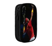 EYTFYZGL Roger Federer Pencil Case for Artists on The Go - Water-Resistant Oxford Cloth with Brush Loops & Pen Slots