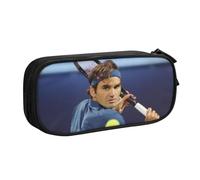 EYTFYZGL Roger Federer Pencil Case Travel-Size Organizer - Compact Zipper Design Fits in Purses, Backpacks, Suitcases