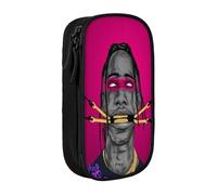 EYTFYZGL Travis Scott Pencil Case Multi-Purpose Organizer - Custom Logo Option for Group Events, Corporate Gifts, Parties