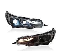 EYTHUCS Replacement parts Compatible With Toyota For Corolla 2017 2018 Modified With Lens Daytime Running Light Turn Signal Hight Low Beam Headlight Assembly 2pcs