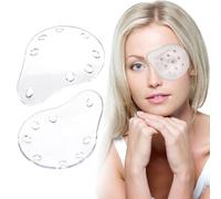 EYVRPAU 2 Pieces Eye Flaps for Adults and Children, Adjustable Comfortable Eye Mask After Breathable Eye Flap (with Adhesive Tape) (Left Right)