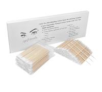 Eyxformula 1000 Pcs Double Tip Microblading Cotton Swabs - 4 Inch Precision Pointed Mini Small Cotton Swabs for Nail Art, Makeup Detailing, Eyebrow Mapping, Cleaning Electronics & Crafting Projects
