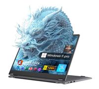 EYY 2 in 1 Laptop Computer, 15.6" 16GB DDR4 512GB SSD Touchscreen Notebook, AMD Ryzen R3 3200U(Up to 3.5 GHz), Radeon Vega 3, 1920x1080 FHD Display, Windows 11 Pro, Wifi, BT5.1 RJ45, Blacklit Keyboard