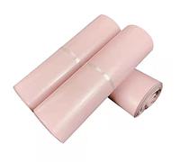 EYZJQSTUV Plastic Self Seal Mailing Bags， 100 pcs 14 Wires Envelope Courier Bag Black Pink Multiple Sizes Opaque(28x40 Cm)