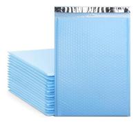 EYZJQSTUV Plastic Self Seal Mailing Bags， Bubble Mailer Blue Multiple Sizes Pack of 50 for Shipping(18 * 23cm)