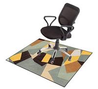 EYZO Chair Mat For Low-Medium Pile Carpet Floors Floor Protectors Office Chair Mat Computer Chair Mat Desk Chair Mat For Hardwood Floor For Rolling Chairs Gaming Chair Rug For Home Office 90 × 120 cm