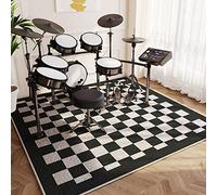 EYZO Drum Rug Drum Mat Soundproof Mat Drum Carpet Non Slip Blanket - 2022 Deluxe Drum Carpet - 180 x 140 CM
