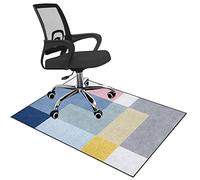 EYZO Office Chair Mat For Carpet And Hardwood Floor Gaming Chair Mat | Carpet Protector Chair Mat For Office Chair Floor Mat Anti Slip For Home Office Gaming Room Anti-Skidding 90 × 120 cm