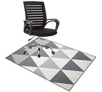 EYZO Office Chair Mat - Protector for Hardwood & Carpeted Floors - Anti-skidding - 80 × 120 cm
