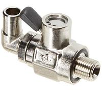 EZ-103(12mm-1.25) EZ Oil Drain Valve with removable L-Shape Hose End Combo