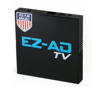 EZ-AD TV Digital Signage Player Kit | Plug and Play 4K Player | Auto-Post Content | Cloud-Controlled | Independent Operation in Multiple TVs | Thousands of Templates | FREE plan & Mobile App Available