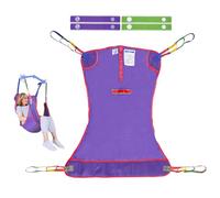 EZ Assistive Full Body Patient Lift Sling features a four points mesh sling for patient transfers and supports up to 500 lbs (230 kgs). (purple, no)
