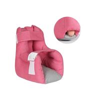 EZ Assistive Heel Protector Cushions for Pressure Sores,Foot Pillow for Elderly/Bedridden Patients,Foot Elevation Relief Heel Pain from Ulcers/Bedsore (Red,Pack of 1 pcs)