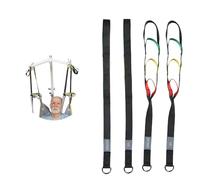 EZ Assistive Patient Lift Sling Straps for Attaching Sling and Hoist, Extension Loop Tie Down Straps, Pack of 1 set (1 set = 4 pcs) in One Size