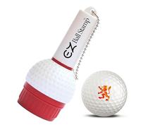 EZ BALL STAMP Golf Ball Stamp/Stamper - Ultra Quick Drying, Smear Free Ink Marker to Personalize Your Ball (Red Lion)
