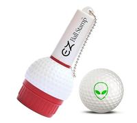 EZ BALL STAMP Golf Ball Stamp/Stamper - Ultra Quick Drying, Smear Free Ink Marker to Personalize Your Ball (Green Alien)