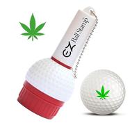 EZ BALL STAMP Golf Ball Stamp/Stamper - Ultra Quick Drying, Smear Free Ink Marker to Personalize Your Ball (Green Plant)