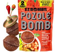 EZ Bombs Pozole Seasoning Authentic Mexican Soup Blend for Traditional Pozol, Made with Ch2.5 oz (Pack of 2)