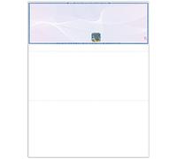 EZ Checks High Security Check Paper with Hologram & 20 Security Features | 500 Sheets | QuickBooks Compatible (Blue/Maroon, Check at Top)