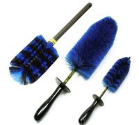 EZ Detail Professional **TRIPLE** Car / Motorbike Cleaning Brush Kit