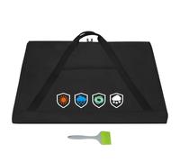 EZ-DONGTENG Griddle Cover compatible with Weber Spirit 300 Series Griddle and Weber Genesis 300 Series Griddle, Full-Size Storage Bag with Durable Handles and Thickened Bottom, Black