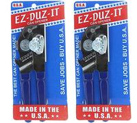 EZ-DUZ-IT Can Opener, (Blue) 2 Pack