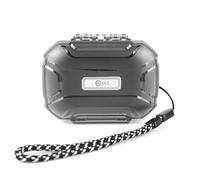 EZ EAR CCZ Taichi Portable IEM Case, Water-Resistant Earbuds Storage Hard Box, Travel Carrying Case for Headphones Compatible with Moondrop CHU II,KZ ZS10 PRO,CCZ Melody (Clear Black)