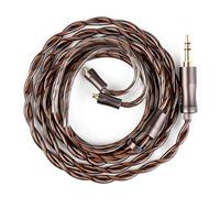 EZ EAR KBEAR Cadence MMCX IEMs Cable 6N High-Purity Copper Silver-Plated HiFi Headphone Cable Jack 3.5mm 120cm Earphone Cable for Sh-ure SE315, SE215, So-ny IER-M9, fii-o FD3 PRO FH9