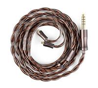 EZ EAR KBEAR Cadence MMCX IEMs Cable 6N High-Purity Copper Silver-Plated HiFi Headphone Cable Jack 4.4mm 120cm Earphone Cable for Sh-ure SE315, SE215, So-ny IER-M9, fii-o FD3 PRO FH9