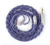 EZ EAR KBEAR Neon QDC IEMs Cable 5N High-Purity OFC HiFi Headphone Cable Jack 3.5mm 120cm Earphone Cable for KZ ZSN PRO/PROX, ZS10 PRO, ZS10 PRO X, EDX PRO