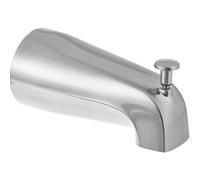 EZ-FLO 0 Replacement Slide on Diverter tub spout, Zinc Body-Brushed Nickel, 2.5 x 2.5 x 5.25