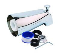 EZ-FLO 15067, Universal Tub Spout with Diverter 5-1/8 inch Length, Chrome