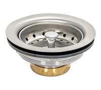 EZ-FLO 30003 Kitchen Sink Strainer with Brass Slip Joint Nut, Fits 3-1/2 to 4 Inch Openings, Stainless Steel Replacement, 4.5 x 4.6 x 2.3 Inches