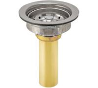 EZ-FLO 30008 Kitchen Sink Strainer with Tailpiece, Fits 3-1/2 to 4 Inch Openings, Stainless Steel Replacement