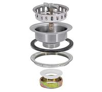 EZ-FLO 30009 Kitchen Sink Strainer with Die-Cast Slip Joint Nut, Spin and Seal, 3-1/2 Inch to 4 Inch Opening, Stainless Steel Stainless Steal kit, 2.9 x 4.4 x 4.6
