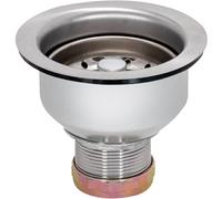 EZ-FLO 30019 Stainless Steel Replacement Kitchen Sink Strainer Extended Shank Double Cup, 4.1 x 4.5 x 4.5 inches