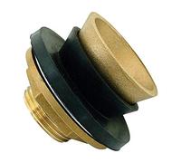 EZ-FLO 41033 Closet Spud, 1-1/2 in, Brass Plumbing Fitting for Urinals Replacement, 2" x 1-1/2"