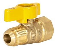 EZ-FLO 60003 Brass Gas Ball Valve-Straight Flare