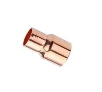 EZ-Fluid Plumbing 2" x 1/2" C X C Reducer Coupling, Pressure Reducing Copper Fittings with Stop, Solder Pipe Connection for Residential, Commercial. (1 Pack)