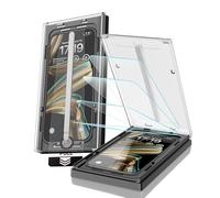 EZ-GLAZ-4 Pack for iPhone 16 Pro Max Screen Protector[6.9"] 9H+ Hardness 12FT Military Grade Shatterproof Long Durable Tempered Glass Film with Flawless Fit Box, HD Clear, Scratch Resistant