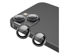 EZ-GLAZ Camera Lens Protector for iPhone 15 Plus 6.7" ＆ iPhone 15 6.1"[Picture Perfect], Tempered Glass, 98% Transmittance, 10 Time Anti-Broken, Easy to Install, Case Friendly - Black