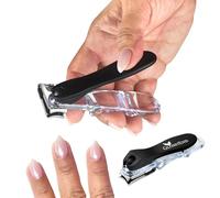 EZ Grip 360 Degree Rotary Stainless Steel Sharp Blade Fingernail Toenail Clipper, Trimmer And Cutter